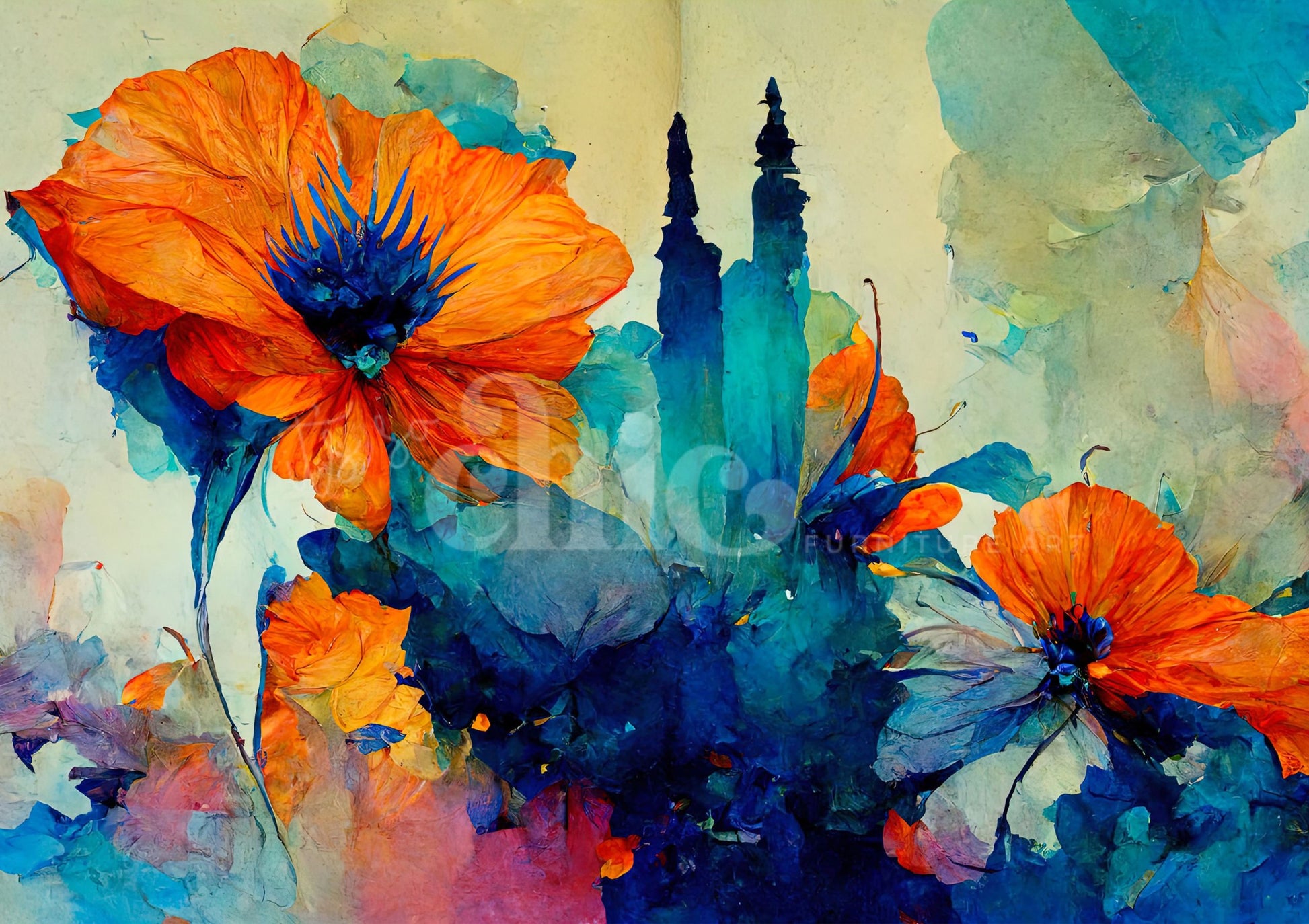 Abstract Poppy