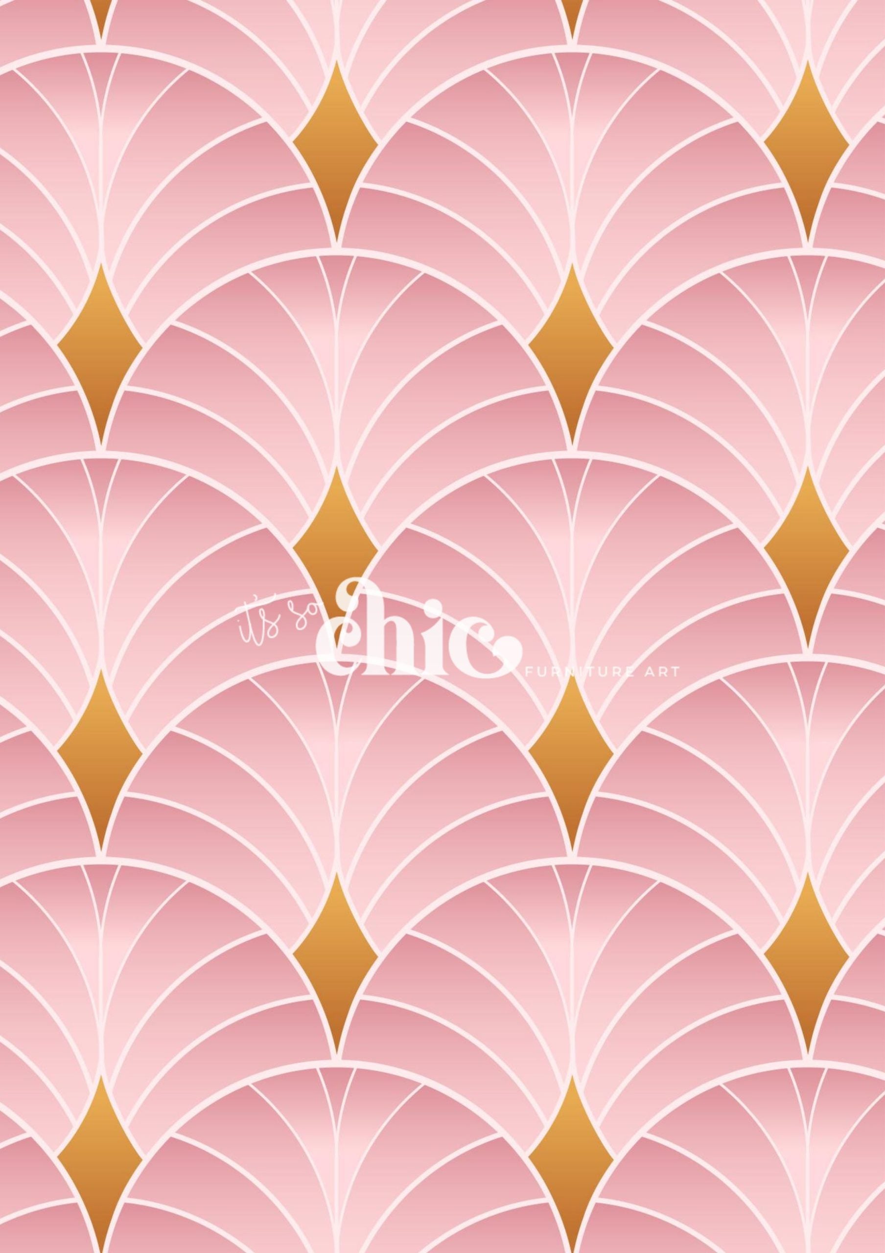 Art Deco Pink Gradient