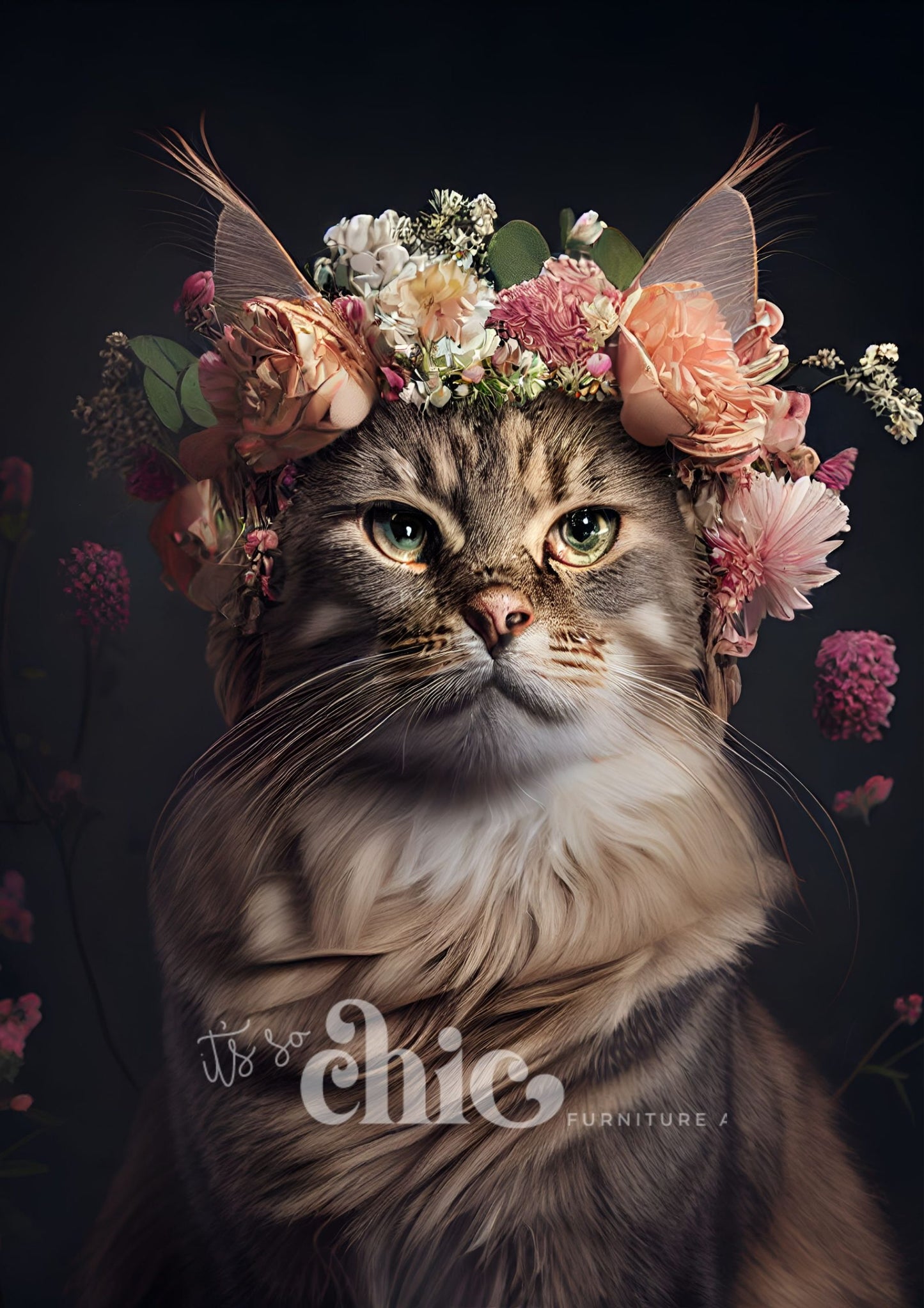 Floral Cat