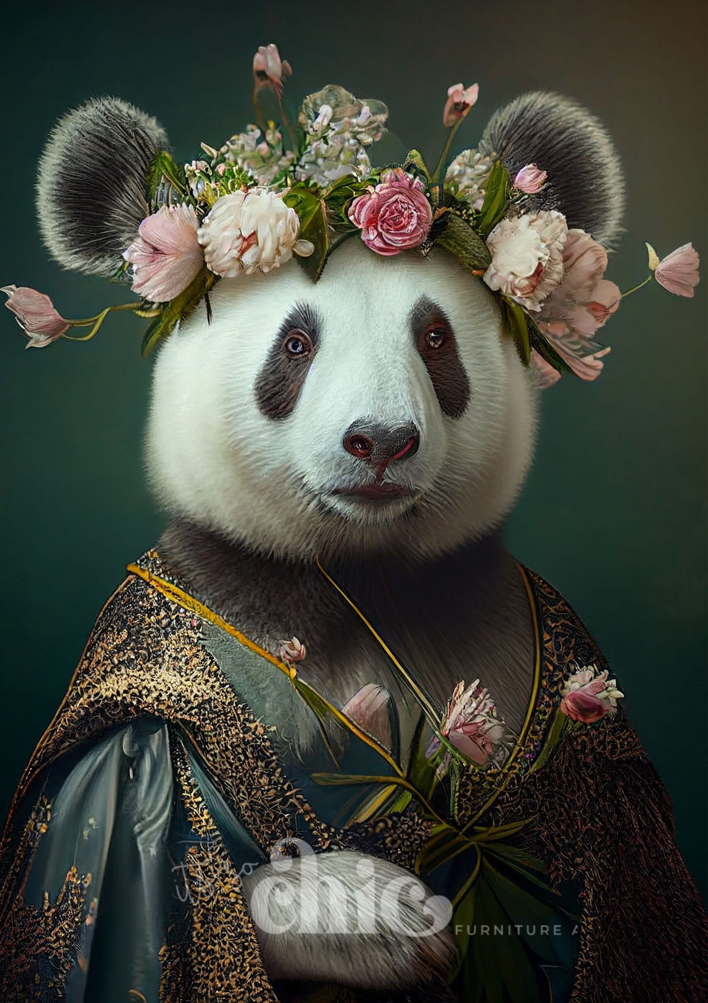 Floral Panda