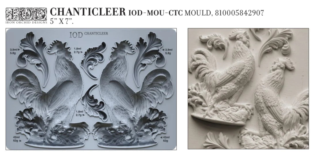 Chanticleer Decor Mould 5X7
