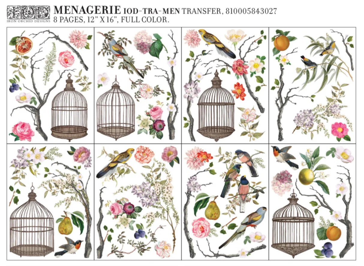 Menagerie Decor Transfer