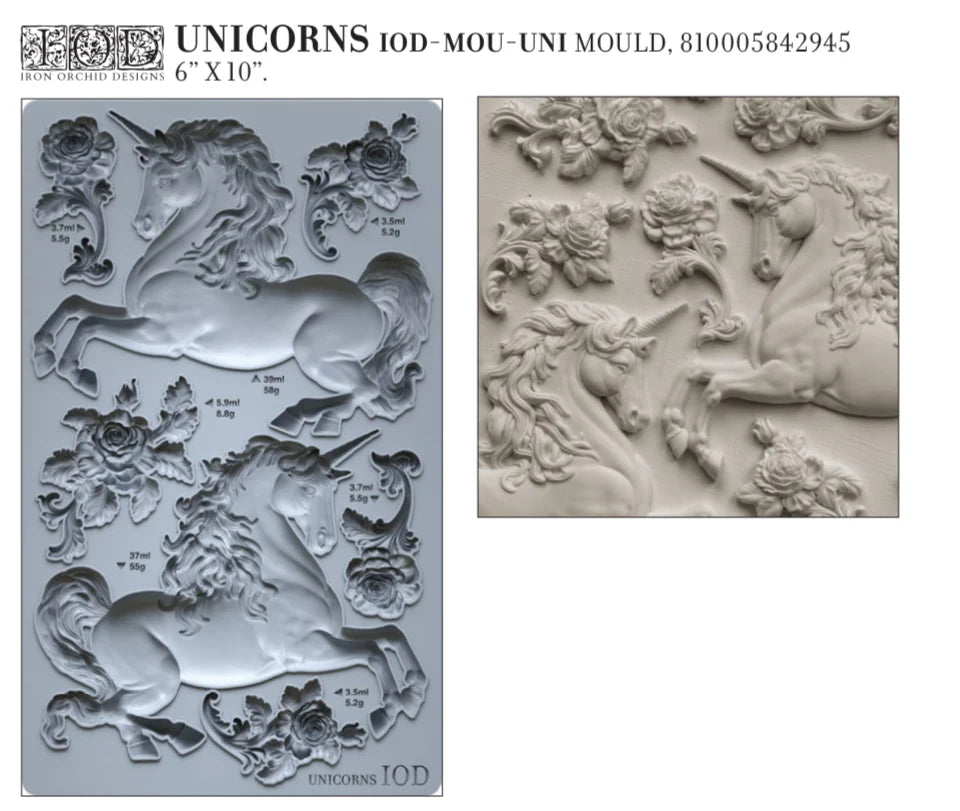 Unicorns Decor Mould