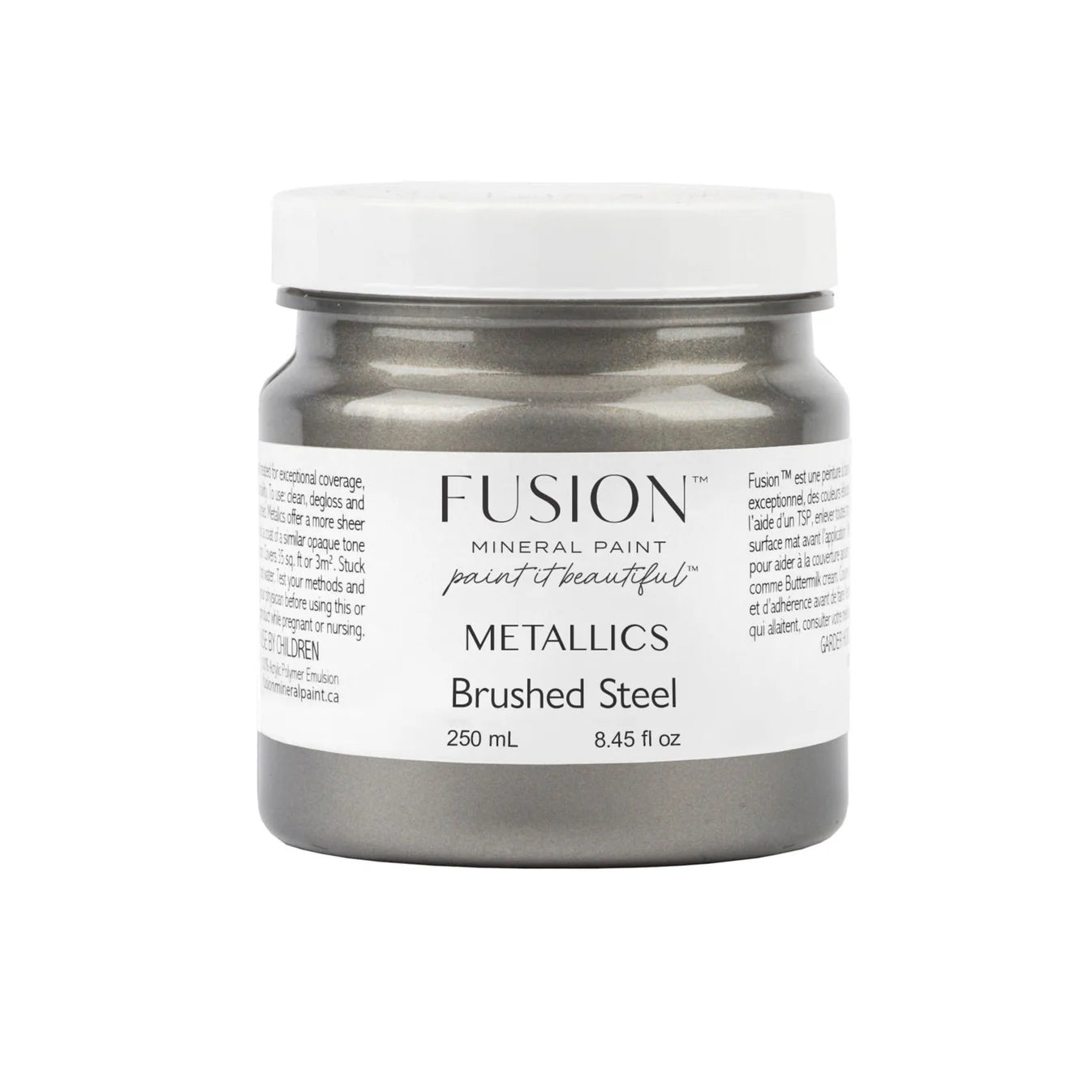 Fusion Mineral Paint - Metallic - Brushed Steel