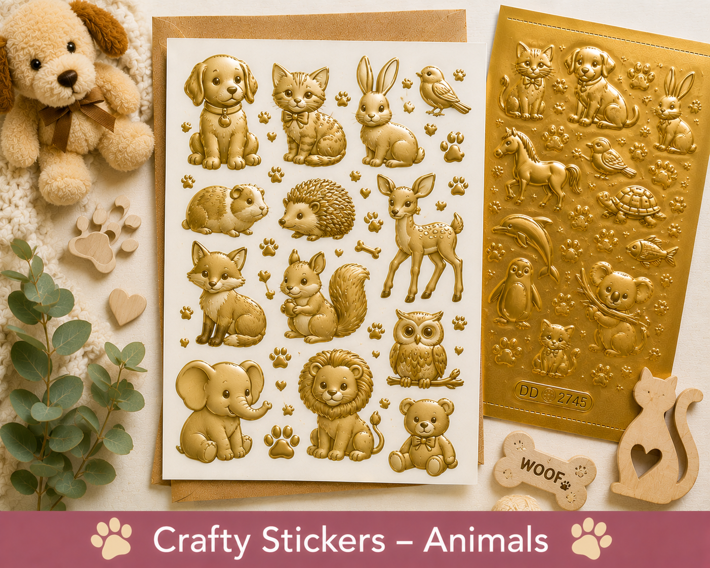 Crafty Stickers - Animals