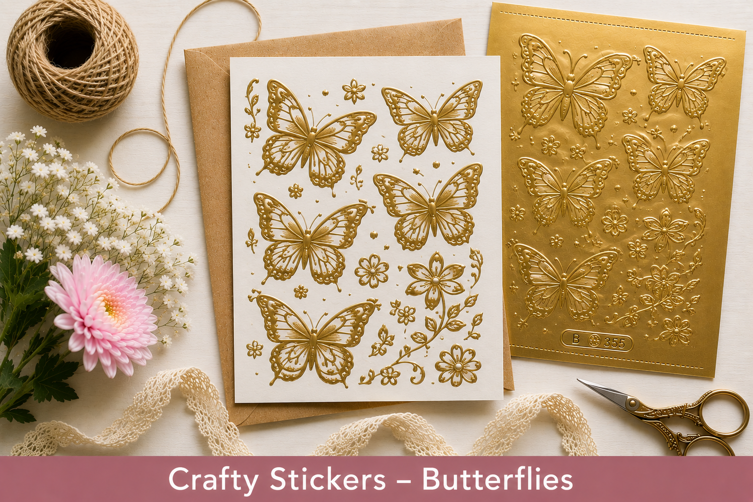 Crafty Stickers - Butterflies