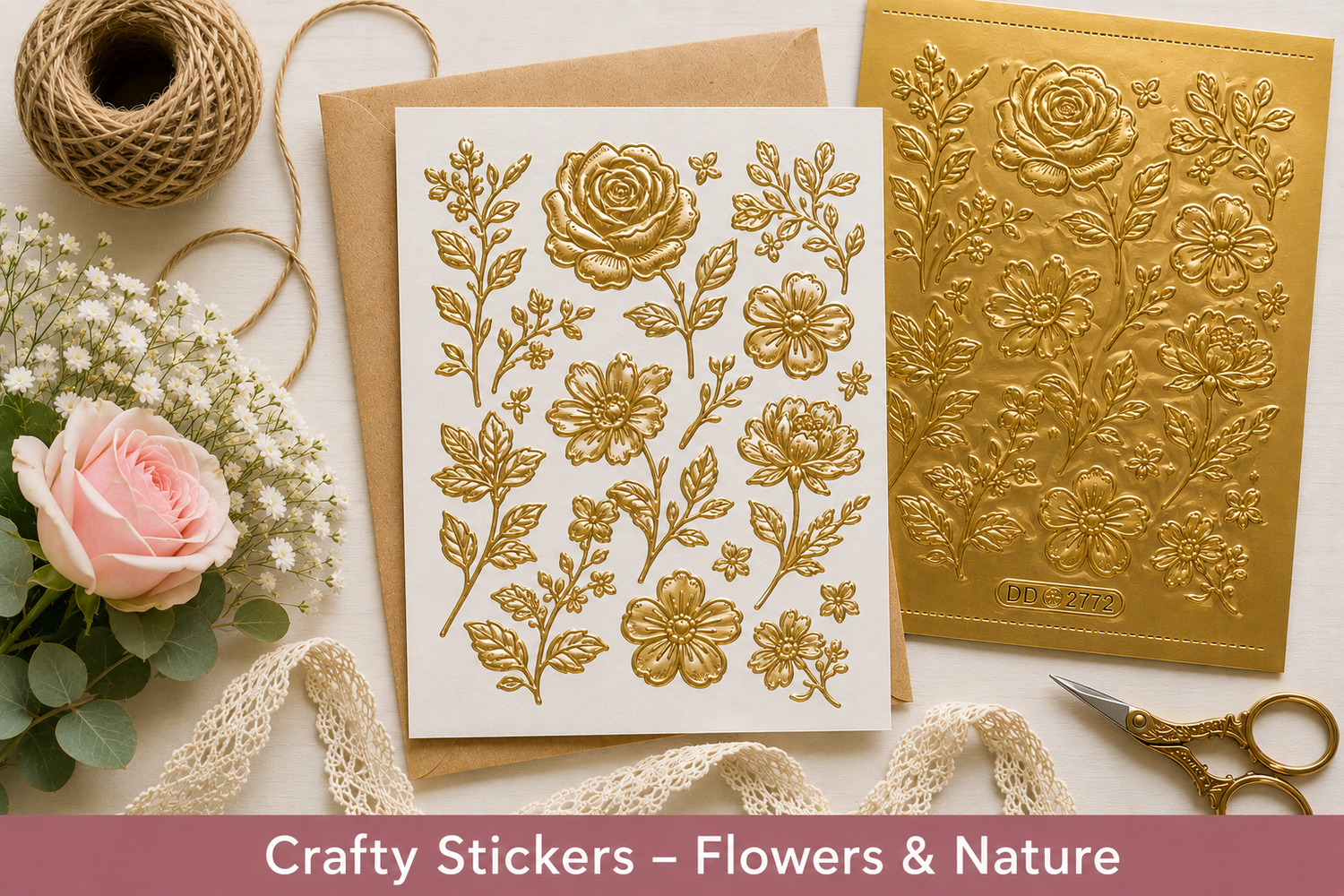 Crafty Stickers - Flowers & Nature