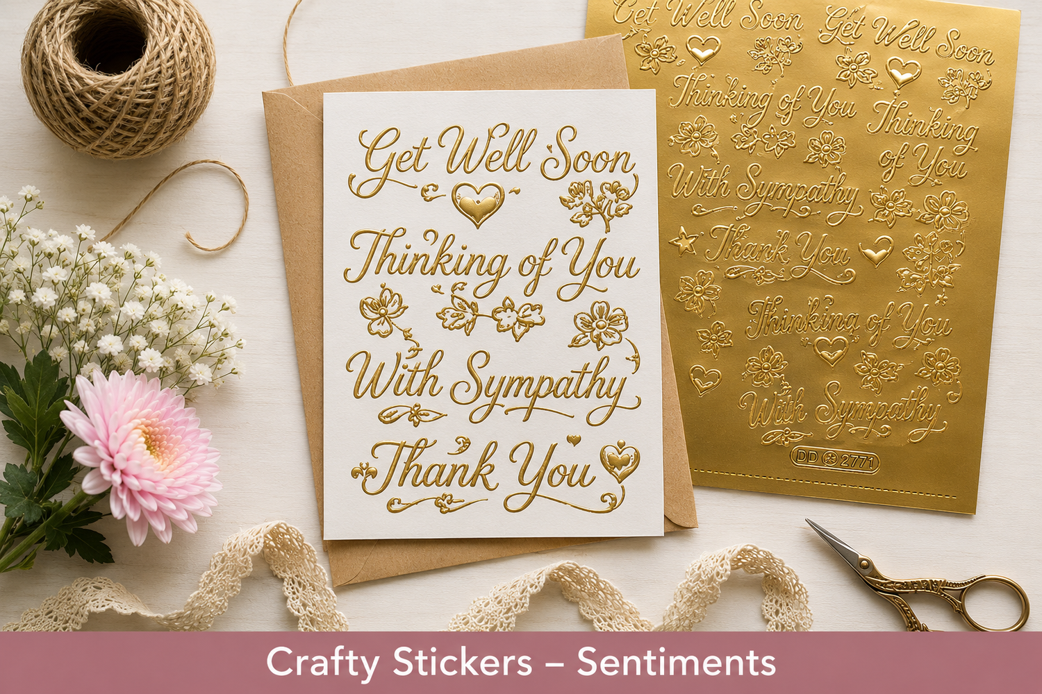 Crafty Stickers - Sentiments