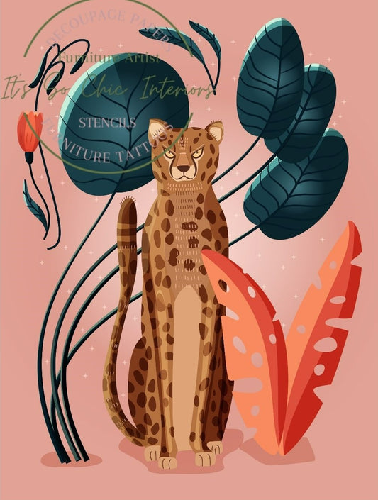 A1 Cheetah Floral