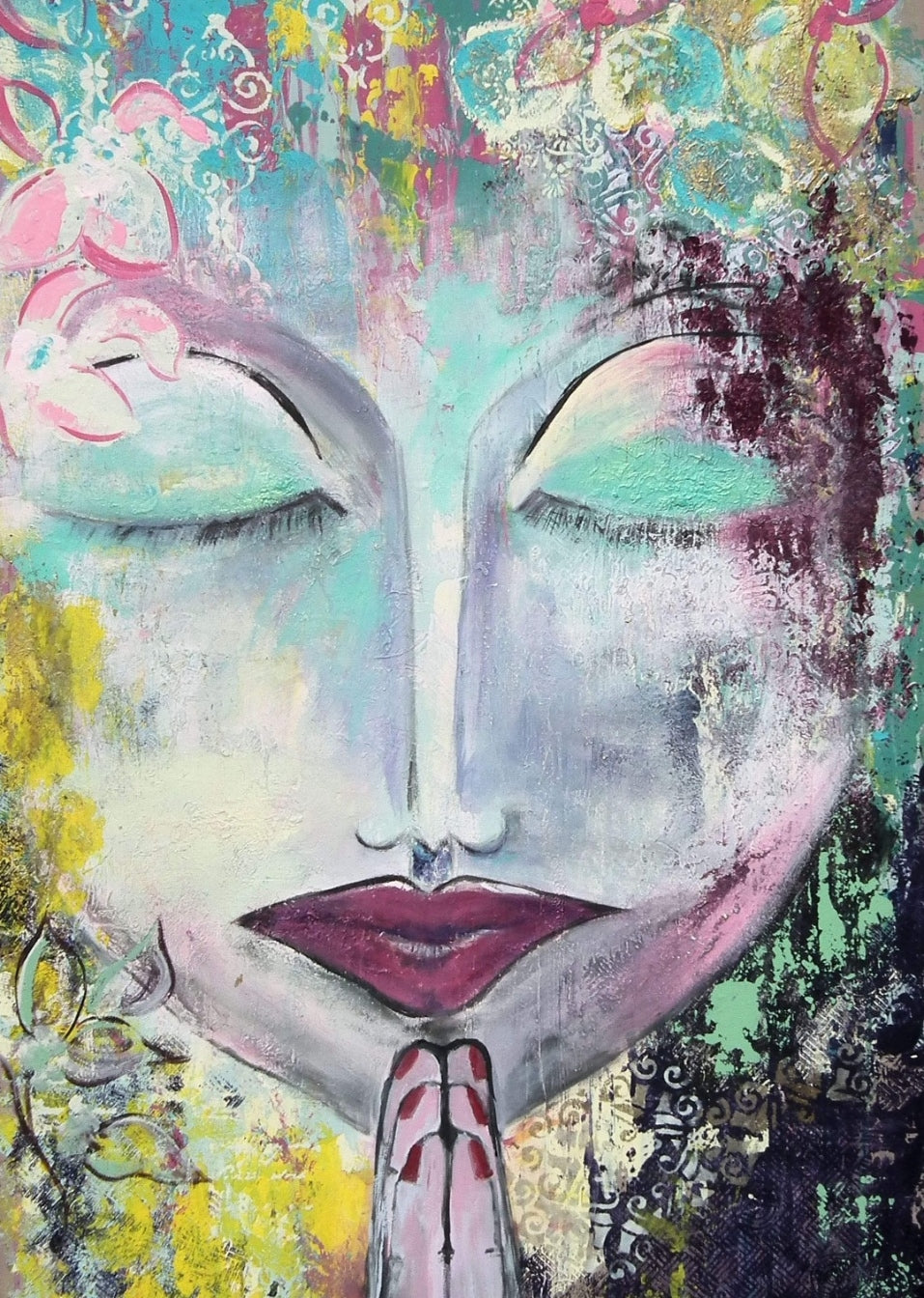 A1 Praying Hands By Resident Artist Jenny Ross