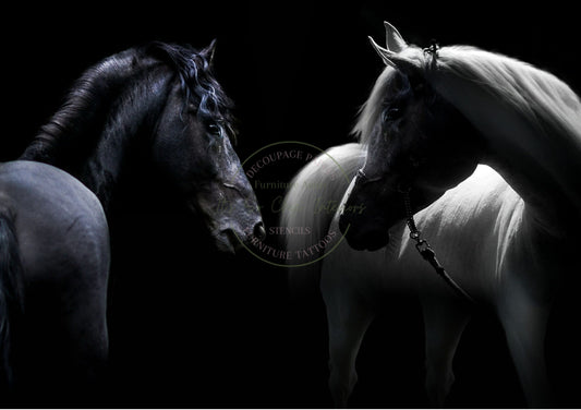 A2 Moonlit Horses