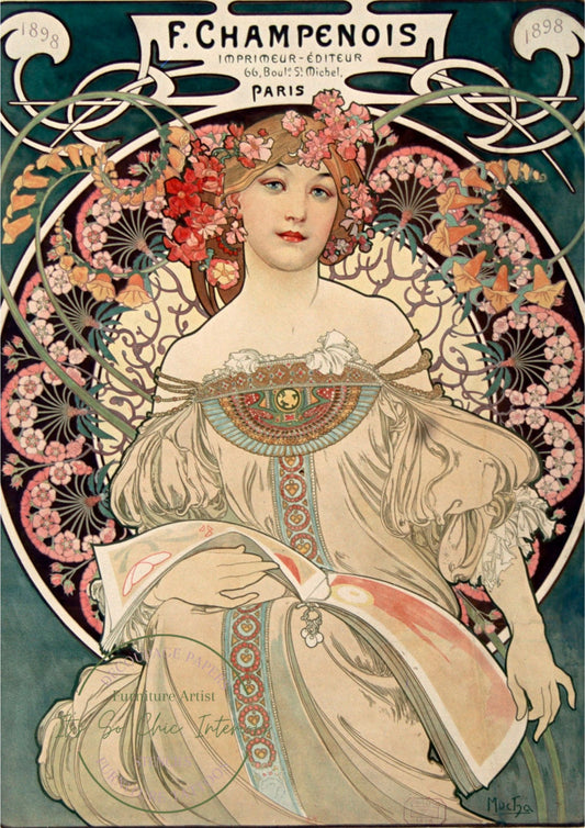 A3 Alphonse Mucha Daydream (POD)