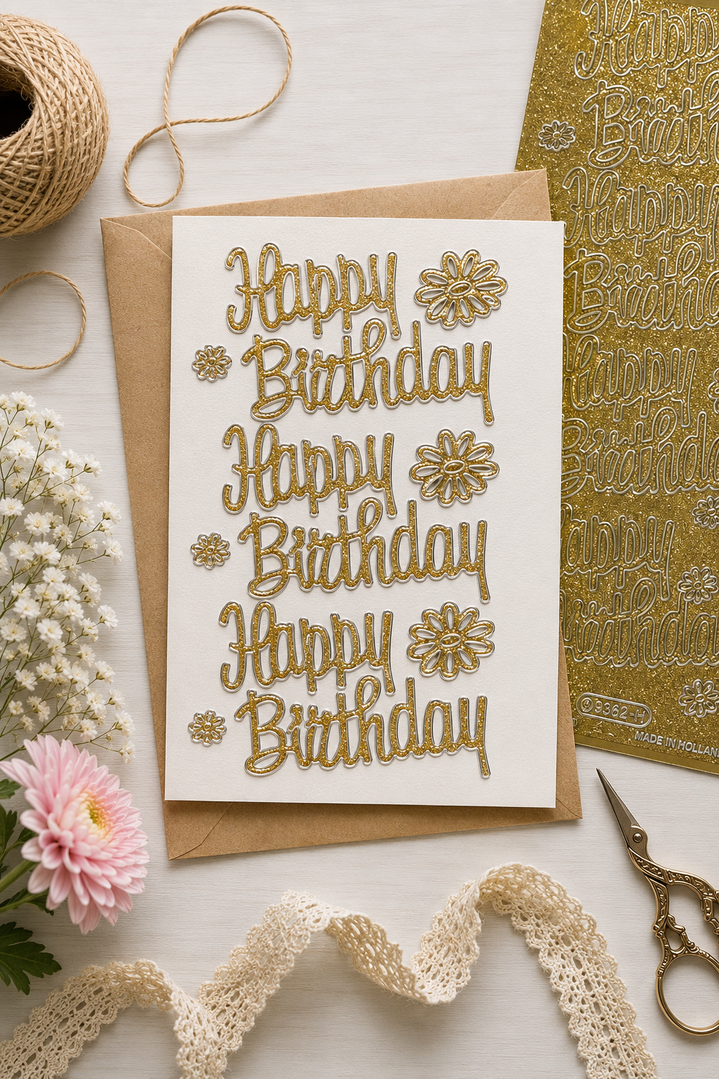 Crafty Stickers – Happy Birthday