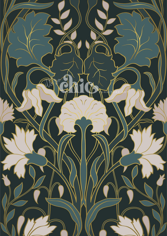 Floral Art Nouveau