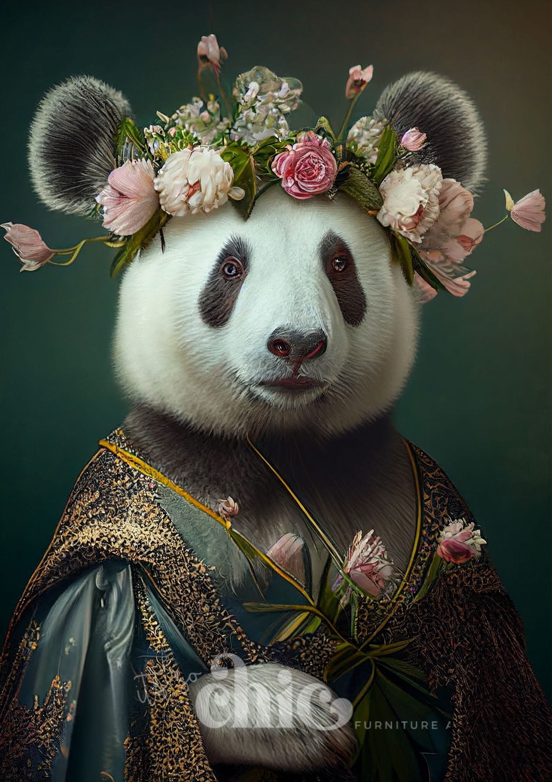 Floral Panda