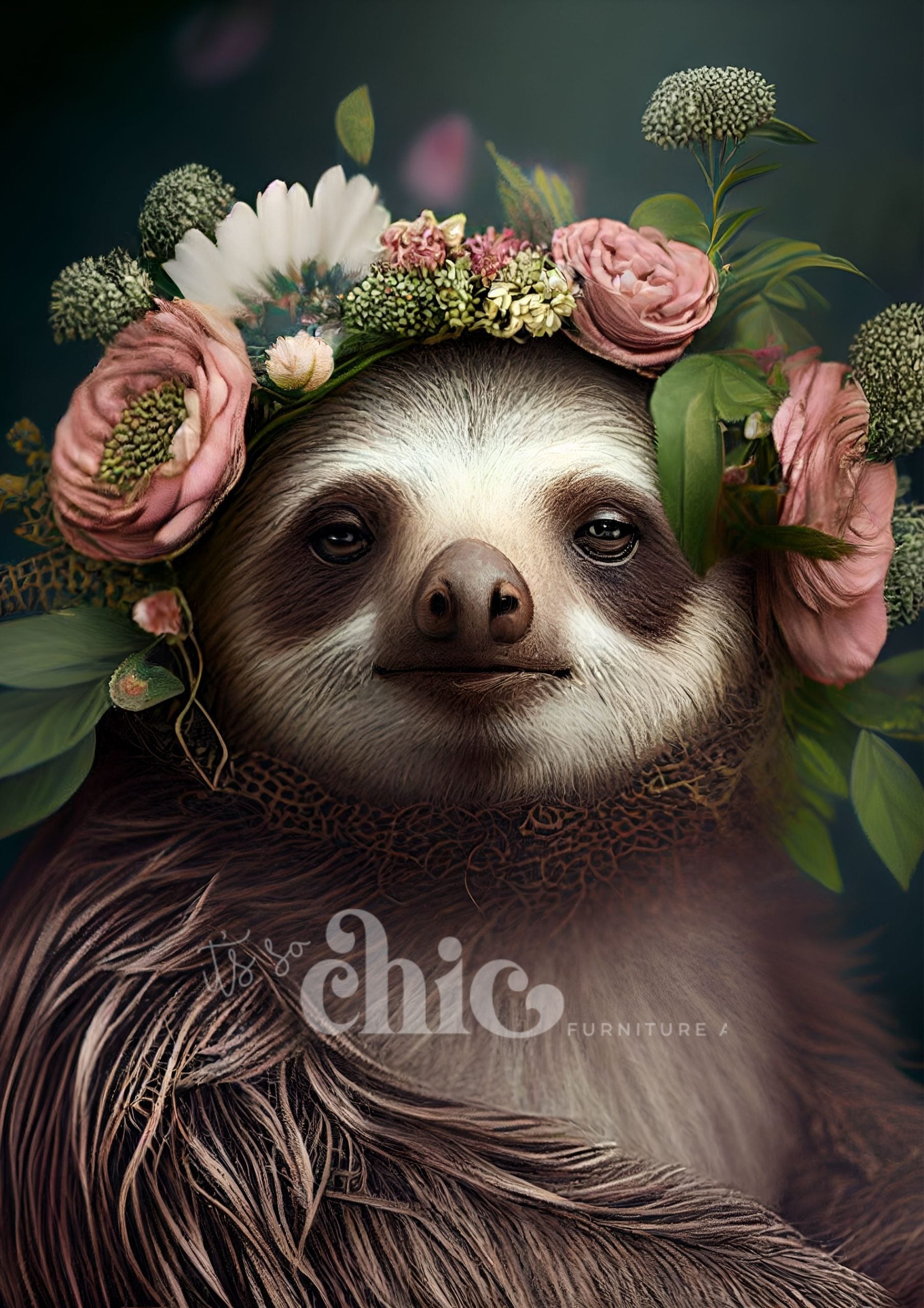 Floral Sloth