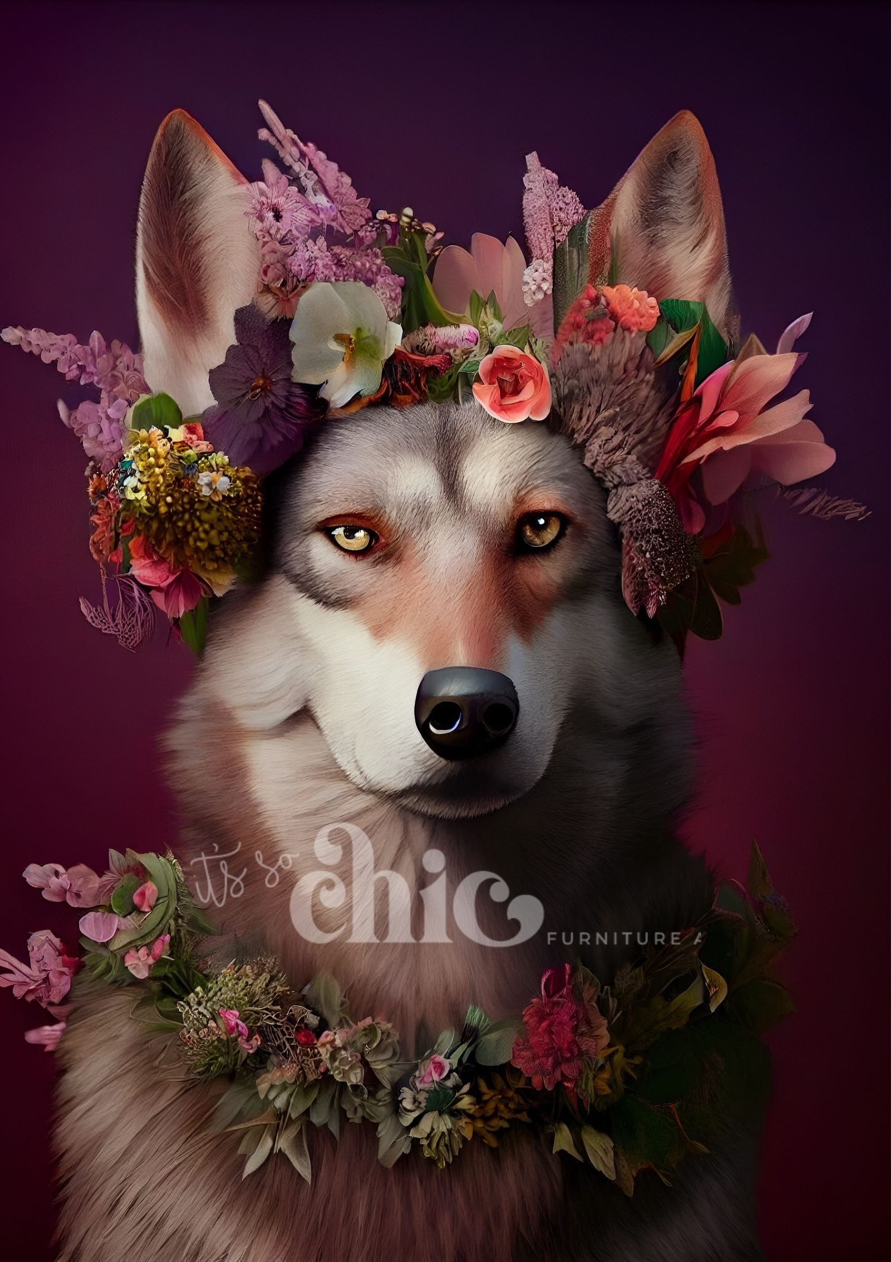 Floral Wolf