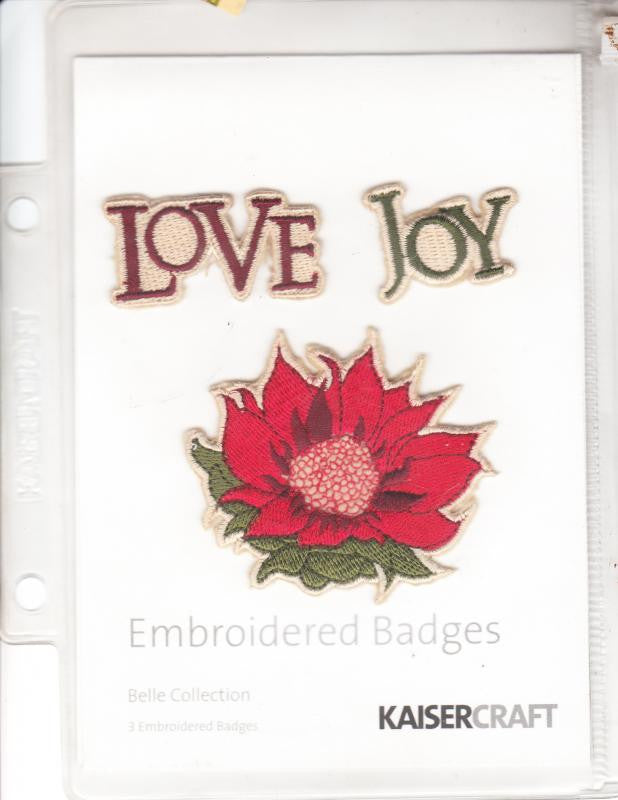KAISERcraft | Embroidered Badges | Belle