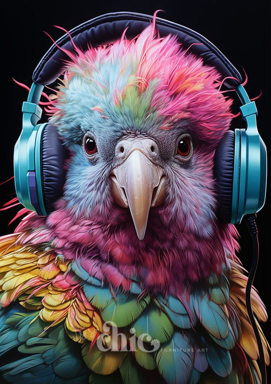 Psychedelic Kakapo