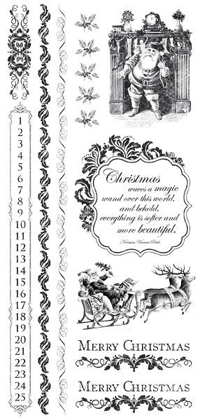 'Tis The Season | Rub ons