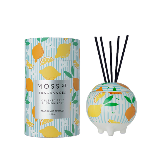 Crushed Salt & Lemon Zest Ceramic Diffuser