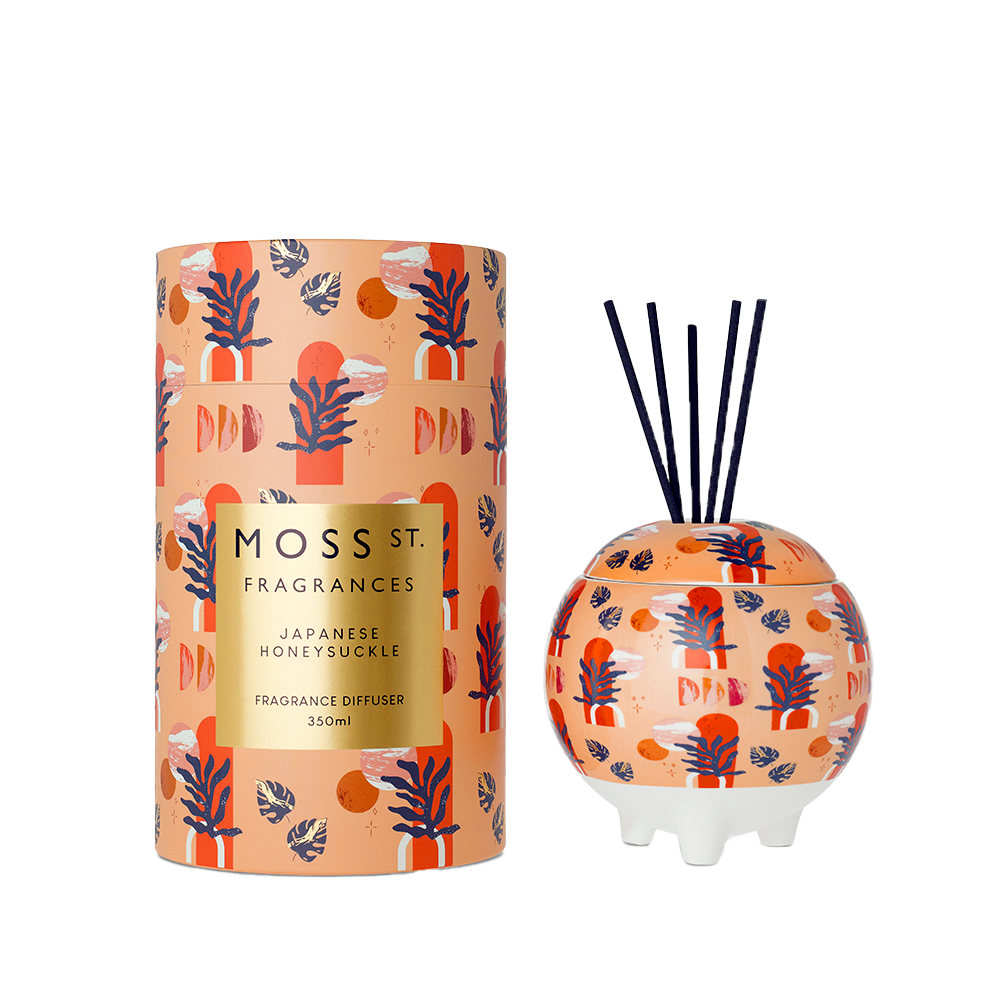 Japanese Honeysuckle Ceramic Diffuser
